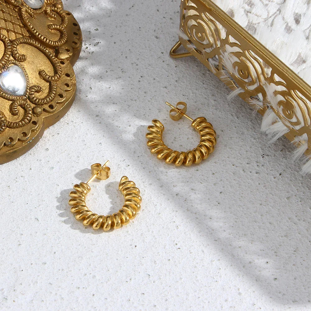 [GALE]Brynlee Twisted Earrings