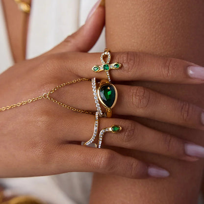 [GALE]Joy Diamond Knot Gold Ring