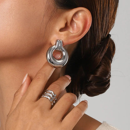[GALE]Lillian Silver Earrings