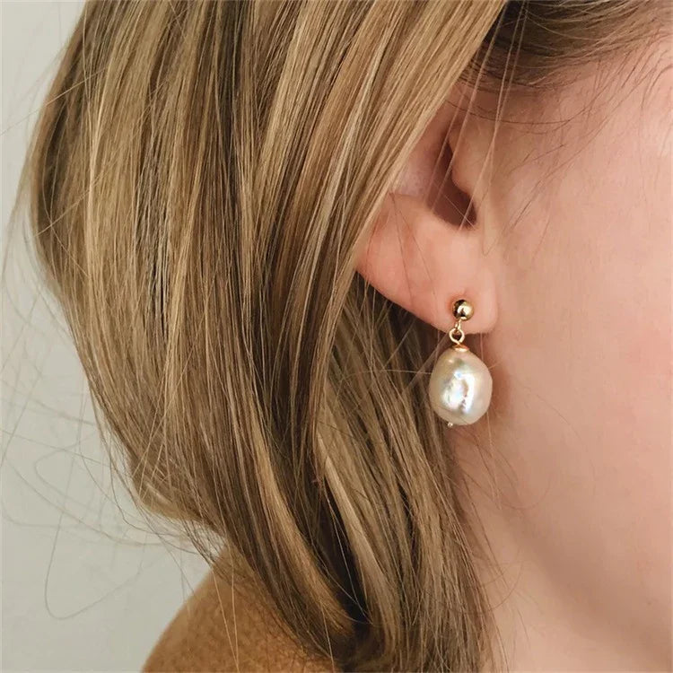 [GALE]Gloria Freshwater Pearl Earrings