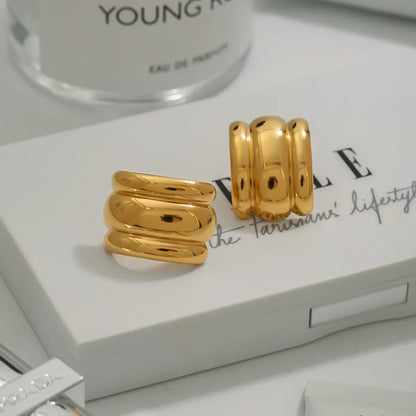 [GALE]Angela Gold Arch Earrings