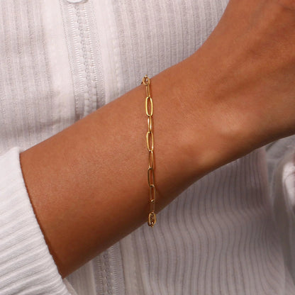 [GALE]Lena Golden Chain Bracelet