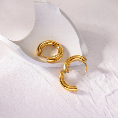 [GALE]Bold Round Hoops