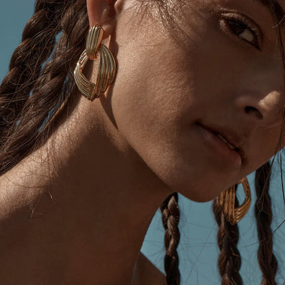 [GALE]Selma Gold Knot Earrings