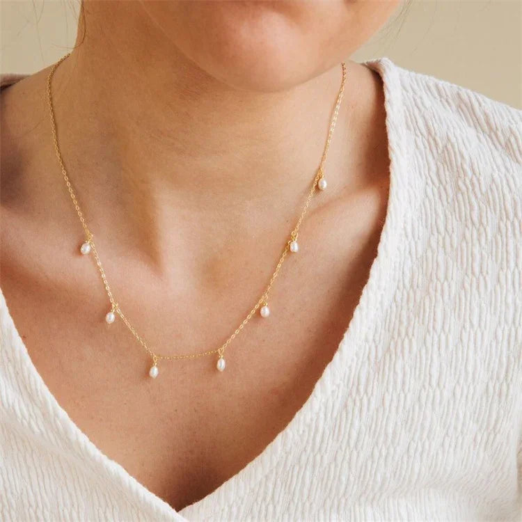 [GALE]Freeda Freshwater Pearl Necklace