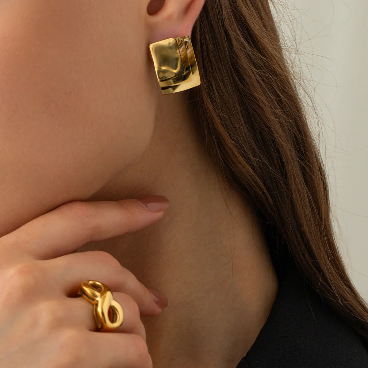 [GALE]Hettie Gold Earrings