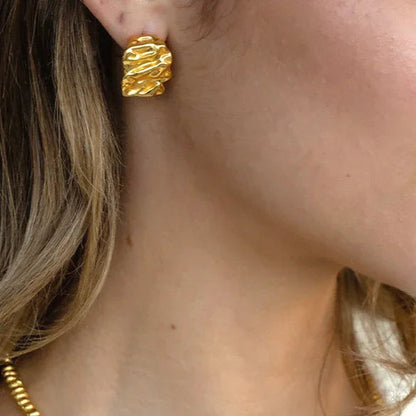 [GALE]Ashley Gold Earrings