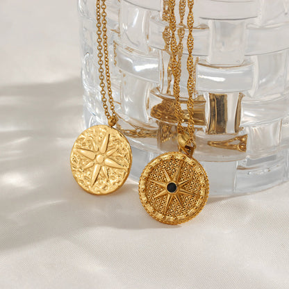 [GALE]Ellie Compass Necklace