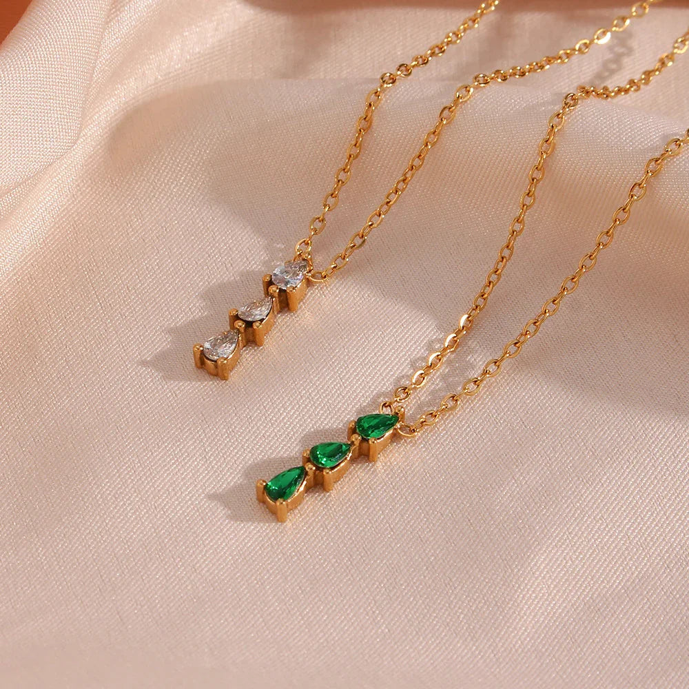 [GALE]Alana Diamond Necklace
