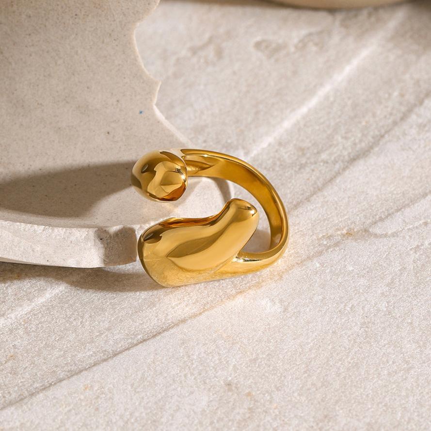 [GALE]Abstract Gold Ring