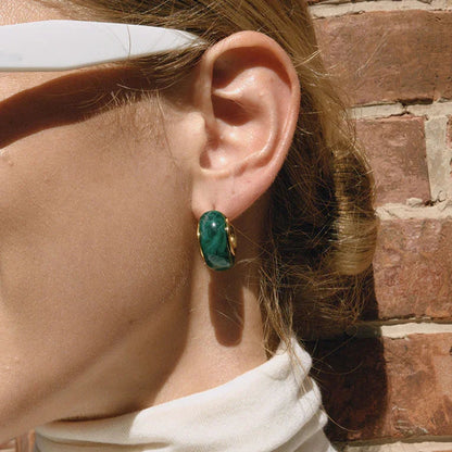 [GALE]Lexi Chunky Enamel Hoops