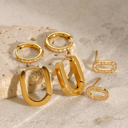 [GALE]Ryleigh Diamond Hoop Bundle