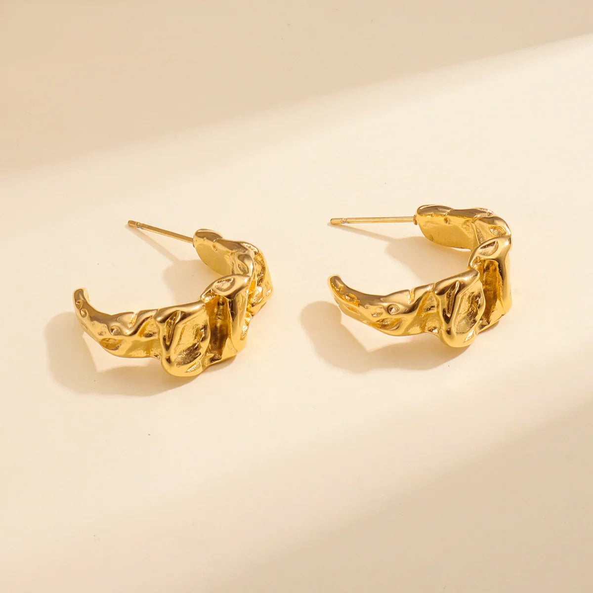 [GALE]Ashley Gold Earrings