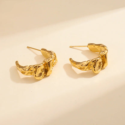 [GALE]Ashley Gold Earrings