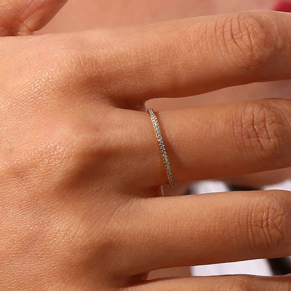 [GALE]Zarra Paved Gold Ring