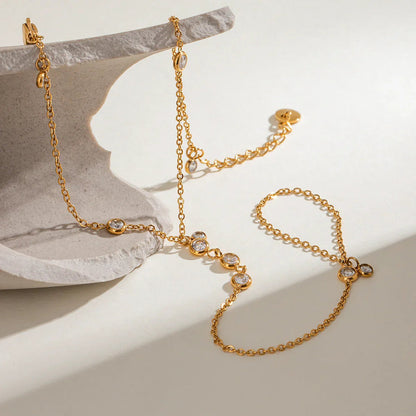 [GALE]Elina Diamond Hand Chain