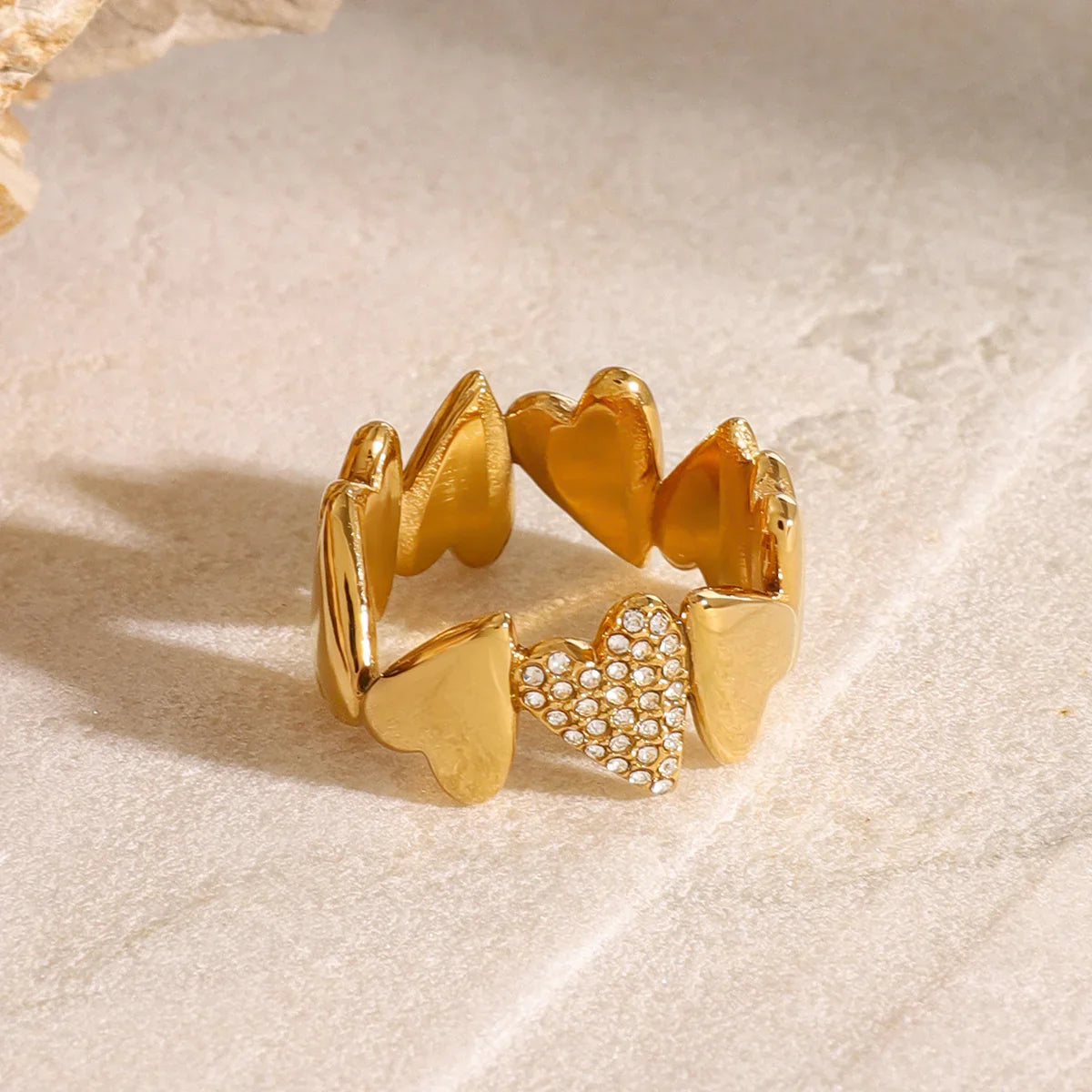 [GALE]Ciel Diamond Hearts Ring
