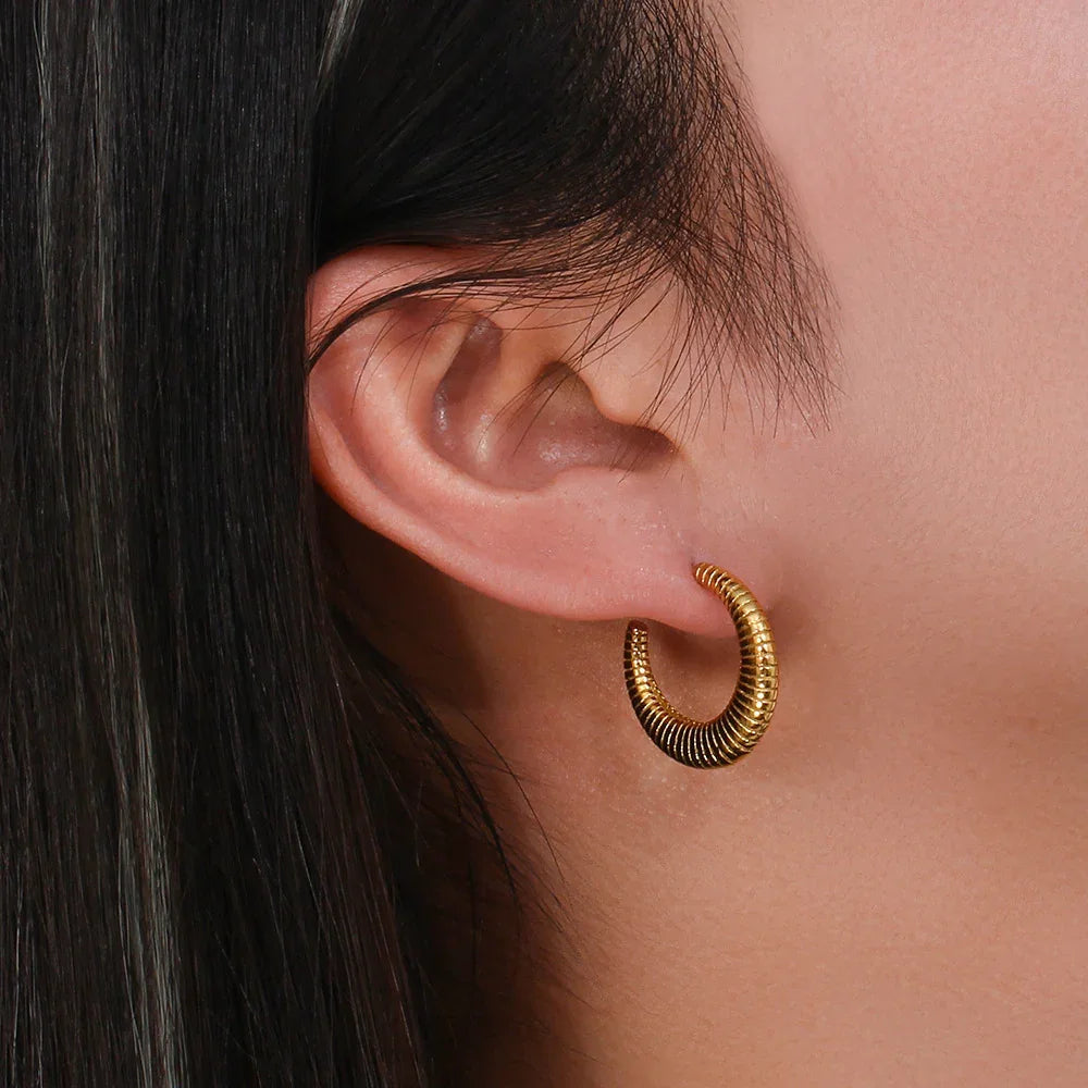 [GALE]Bailey Hoop Earrings