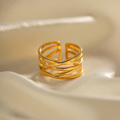 [GALE]River Gold Ring
