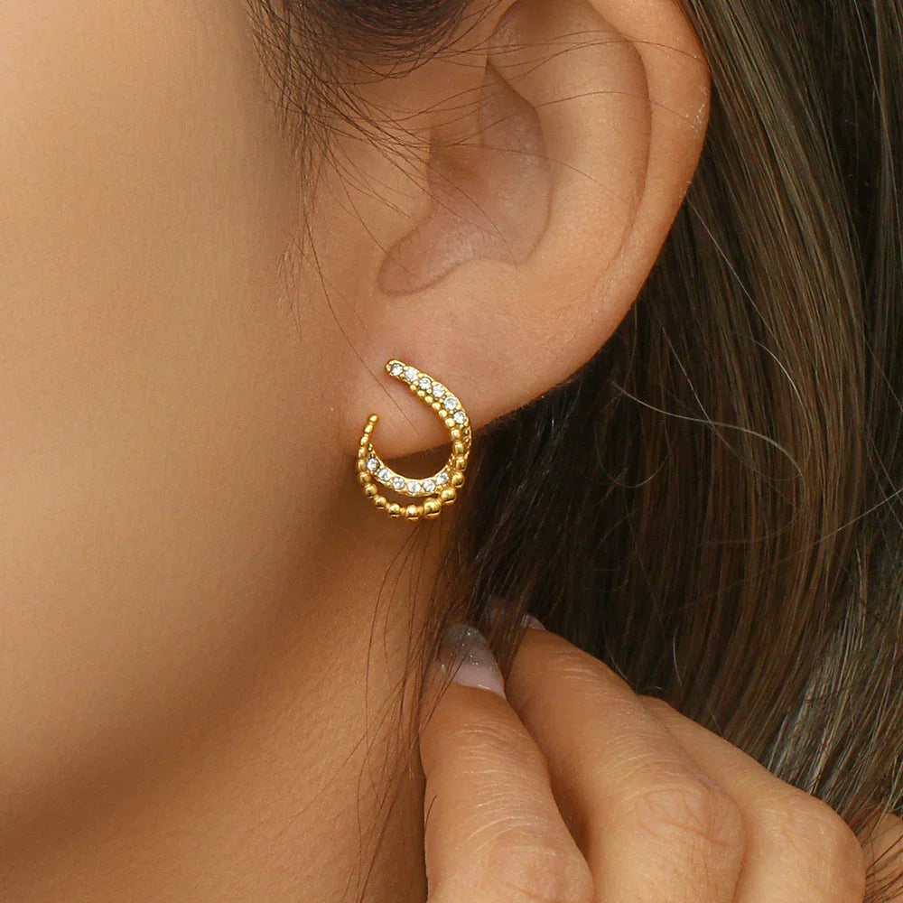 [GALE]Nola Gold Earrings