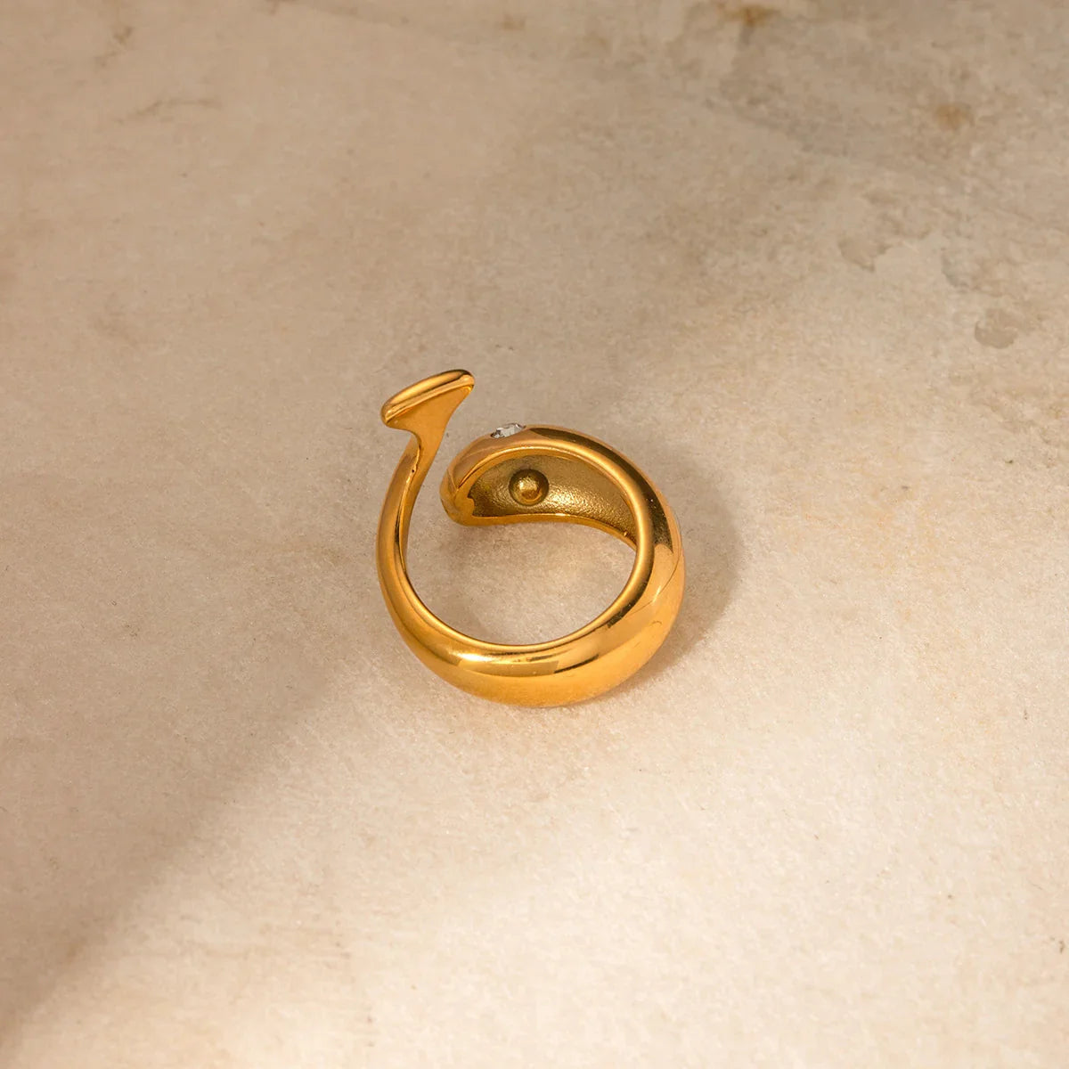[GALE]Etta Gold Serpent Ring