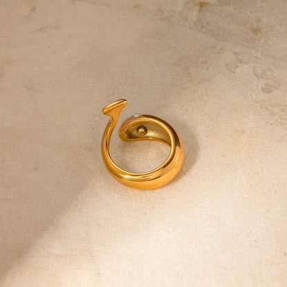 [GALE]Etta Gold Serpent Ring