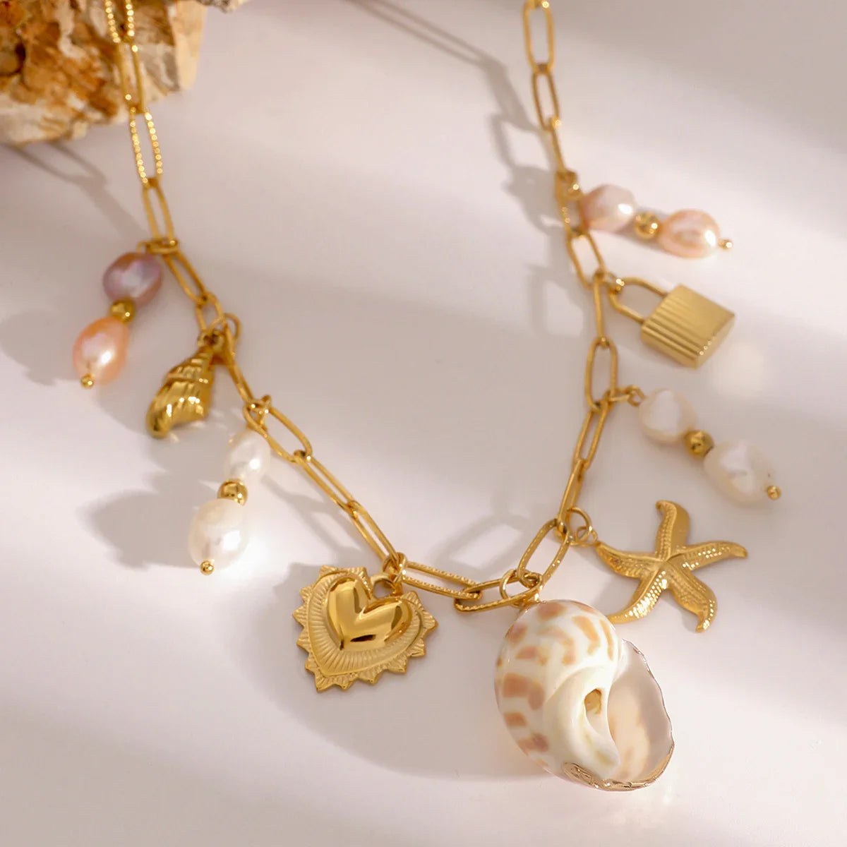 [GALE]Pacific Freshwater Pearl Necklace