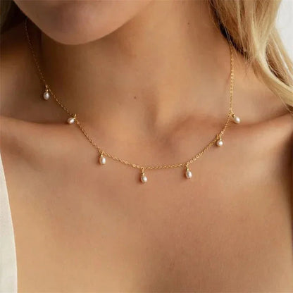 [GALE]Freeda Freshwater Pearl Necklace