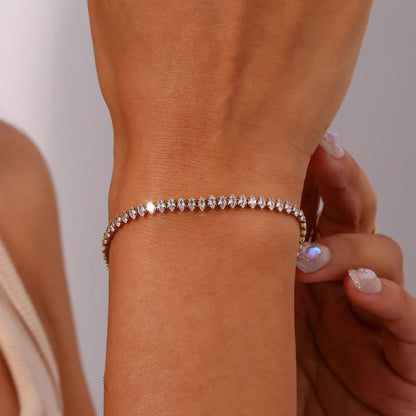 [GALE]Wisteria Diamond Tennis Bracelet