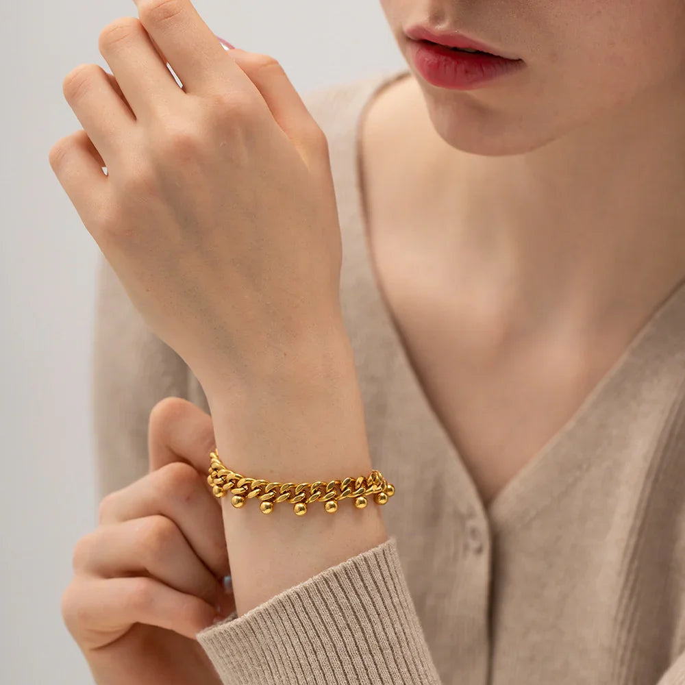 [GALE]Felicity Gold Chain Bracelet