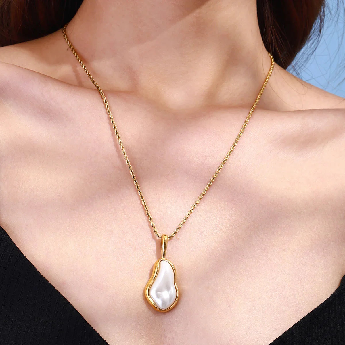[GALE]Marjorie Freshwater Pearl Necklace