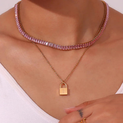 [GALE]Zora Diamond Necklace