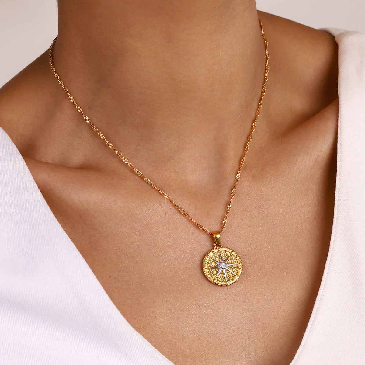 [GALE]Parker Gold Star Pendant