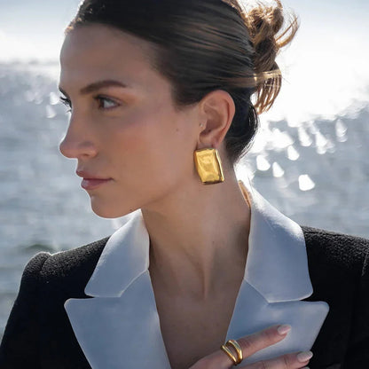 [GALE]Geraldine Gold Earrings