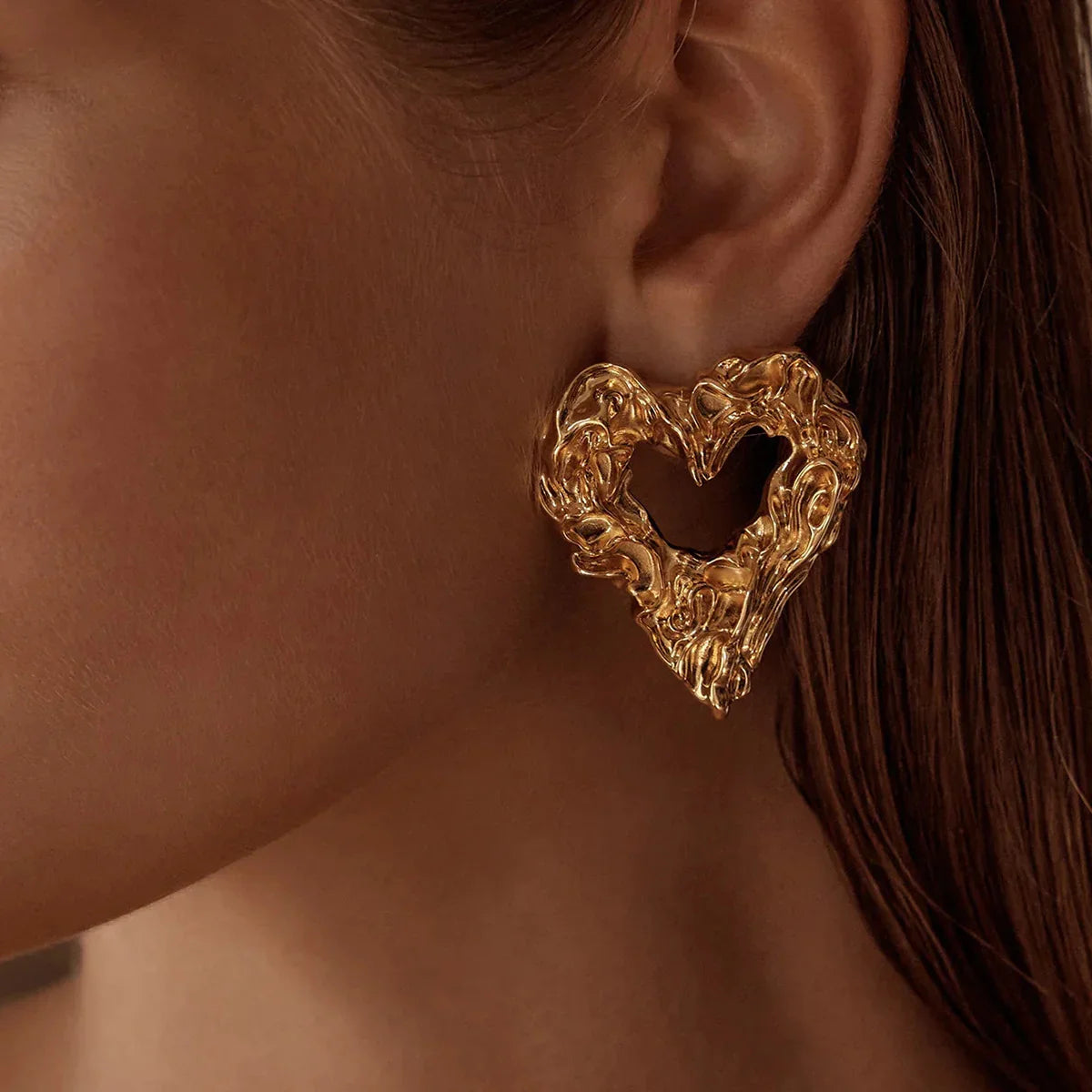 [GALE]Helene Heart Earrings