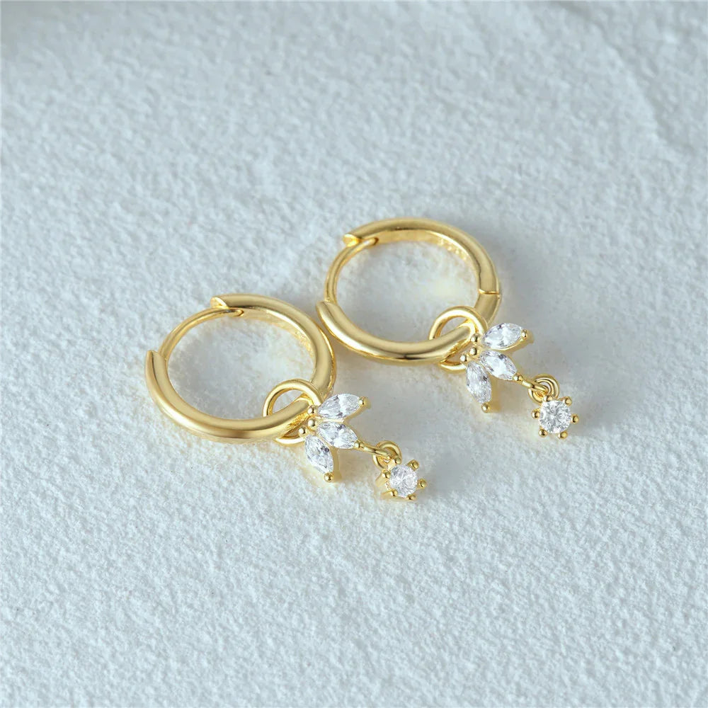 [GALE]Brooke Removable Charm Hoops