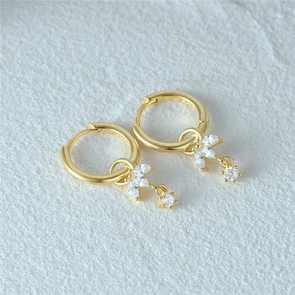 [GALE]Brooke Removable Charm Hoops