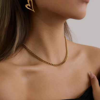 [GALE]Ysolde Gold Chain Necklace