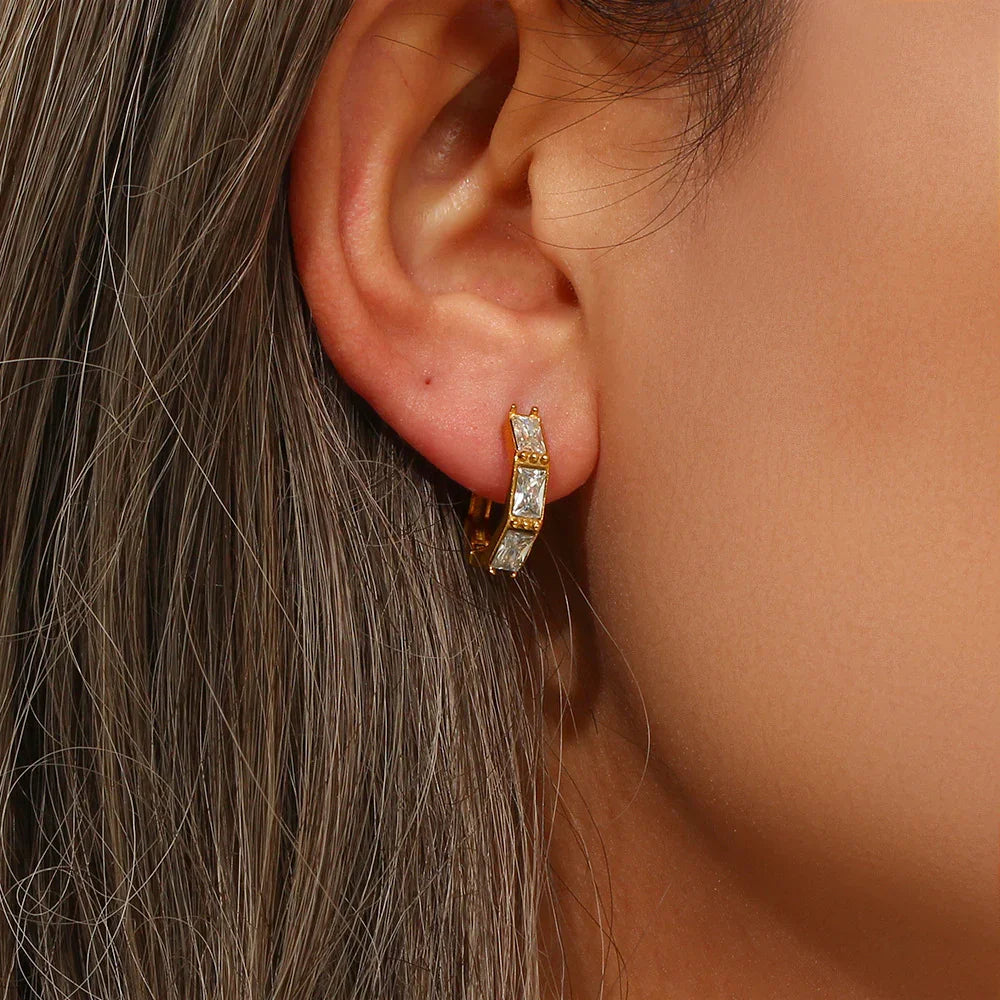 [GALE]Elira Diamond Earrings