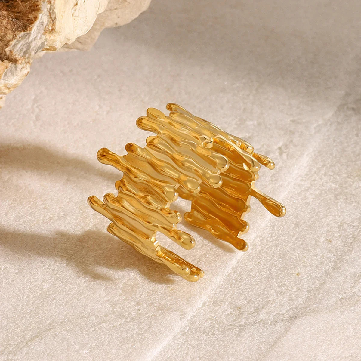 [GALE]Zoella Abstract Gold Ring