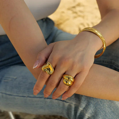 [GALE]Carys Gold Ring