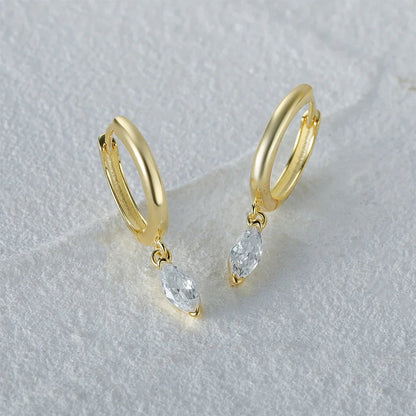 [GALE]Lacey Diamond Hoops