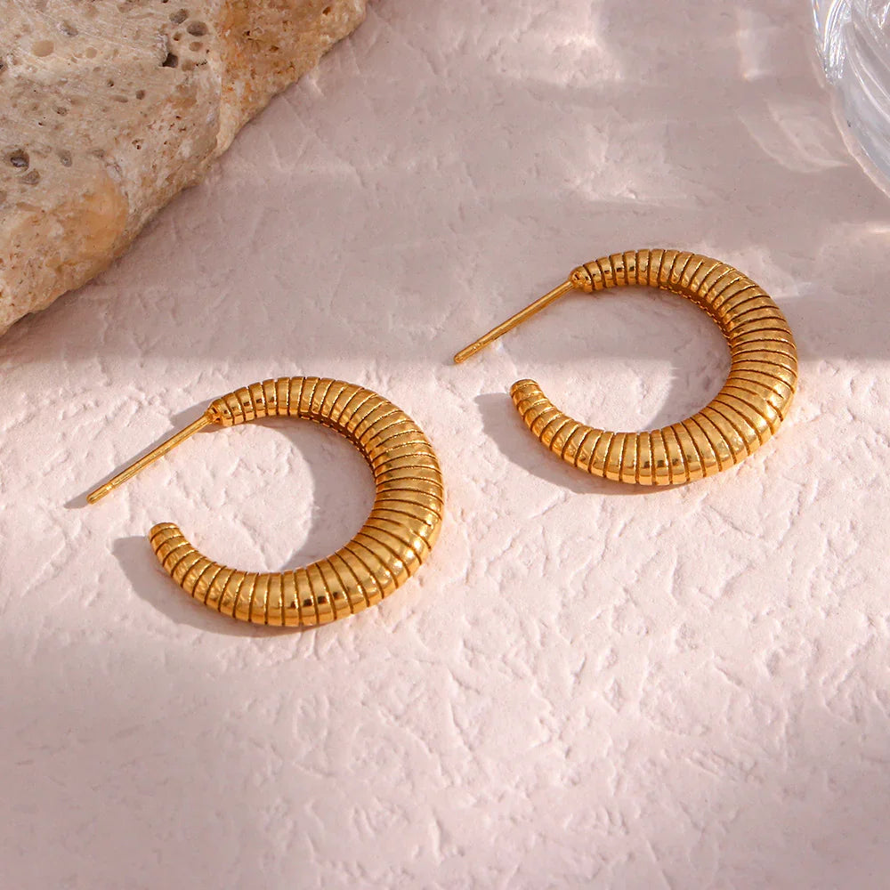 [GALE]Bailey Hoop Earrings