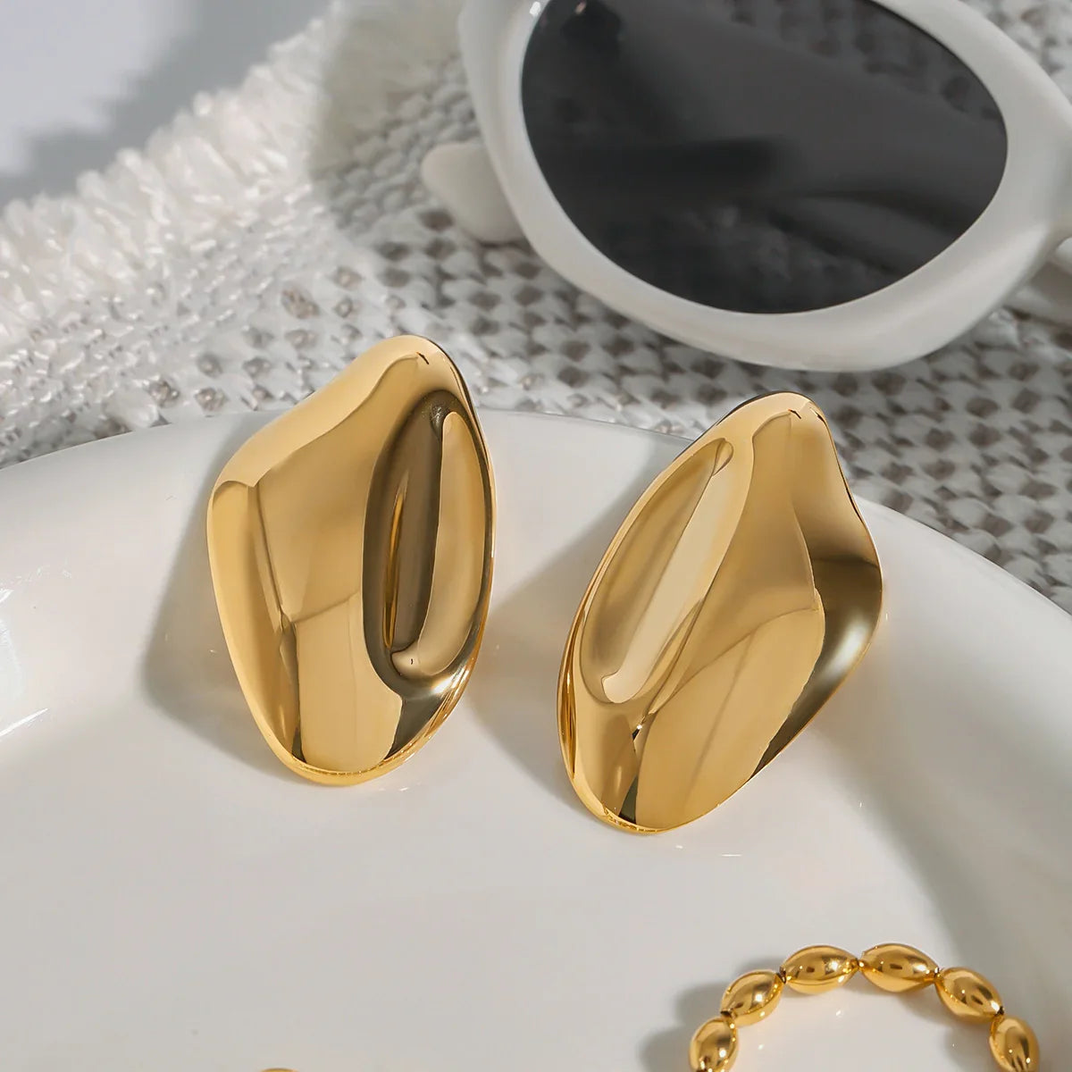 [GALE]Zinnia Gold Earrings