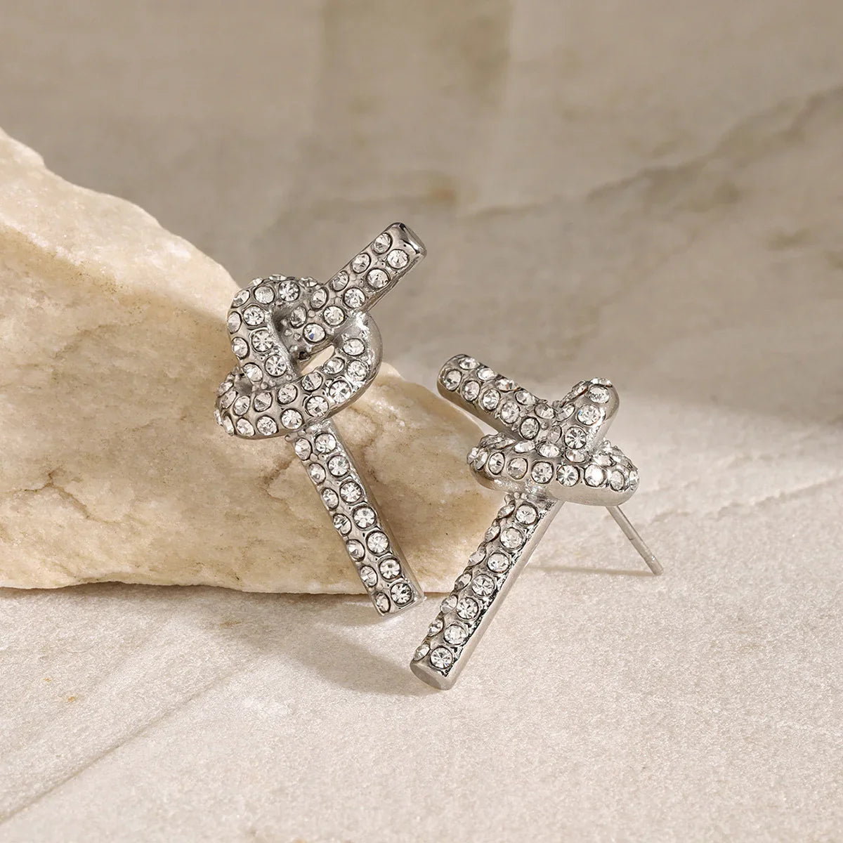 [GALE]Francesca Diamond Earrings