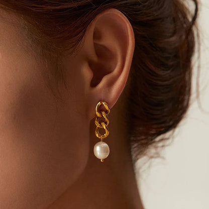 [GALE]Lumina Pearl Earrings
