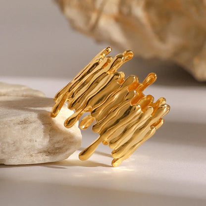 [GALE]Zoella Abstract Gold Ring