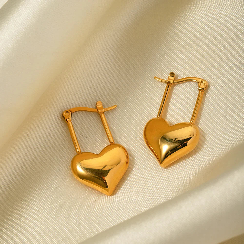 [GALE]Jessamine Heart Earrings