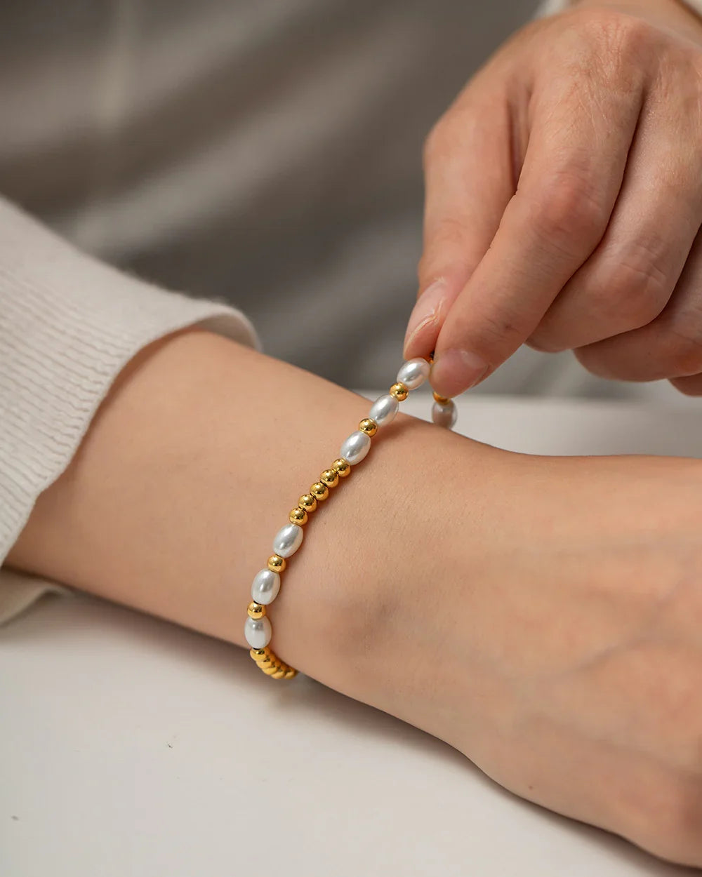 [GALE]Wynn Freshwater Pearl Bracelet