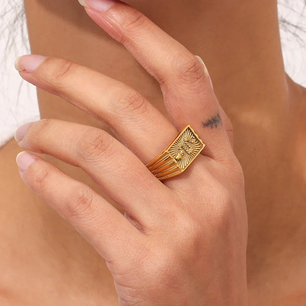 [GALE]Miles Gold Ring